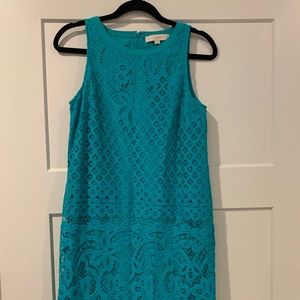 Loft Teal Dress